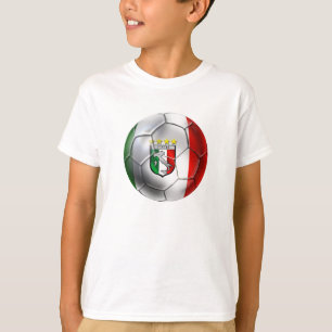 Italië Forza Azzurri Calcio Voetbal T-shirt