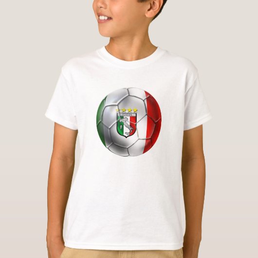 Italië Forza Azzurri Calcio Voetbal T-shirt (Voorkant)