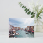  Italië Foto Venetië Canal Briefkaart (Staand voorkant)