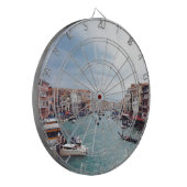  Italië Foto Venetië Canal Dartbord (Voorkant Links)