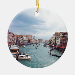  Italië Foto Venetië Canal Keramisch Ornament