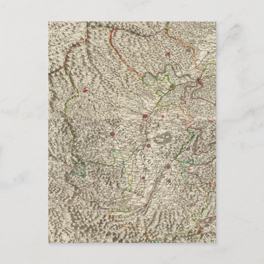 Italië, Frankrijk Briefkaart (Voorkant)