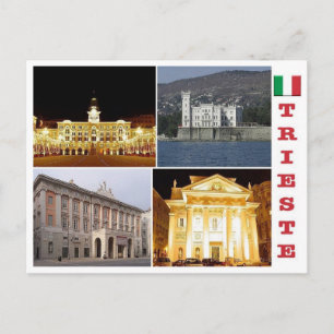 Italië - Friuli Venice Giulia - Trieste - Mozaïek  Briefkaart
