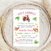 Italië Fun Holy Cannoli Baby shower Uitnodiging