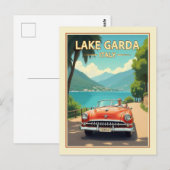 Italië Gardameer  Retro Reizen Briefkaart (Voorkant / Achterkant)