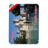 Italië - Gardameer - Sirmione - Scaligero Castle - Magneet (Verticaal)