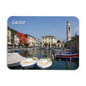 Italië - Gardenmeer - Lazise - haven - Magneet (Horizontaal)