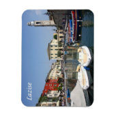 Italië - Gardenmeer - Lazise - haven - Magneet (Verticaal)