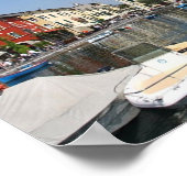 Italië - Gardenmeer - Lazise - haven - Poster (Hoek)