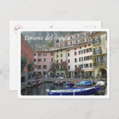 Italië - Gardenmeer - Limone del Garda - Briefkaart (Voorkant / Achterkant)