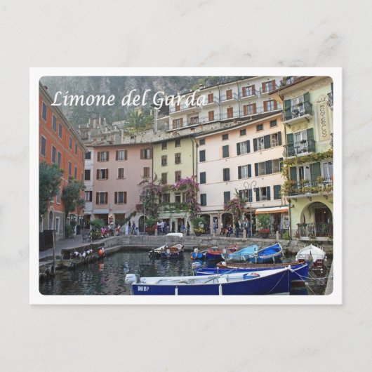 Italië - Gardenmeer - Limone del Garda - Briefkaart (Voorkant)