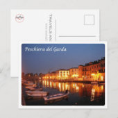 Italië - Gardenmeer - Peschiera del Garda - Briefkaart (Voorkant / Achterkant)
