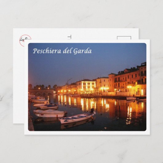 Italië - Gardenmeer - Peschiera del Garda - Briefkaart (Voorkant / Achterkant)