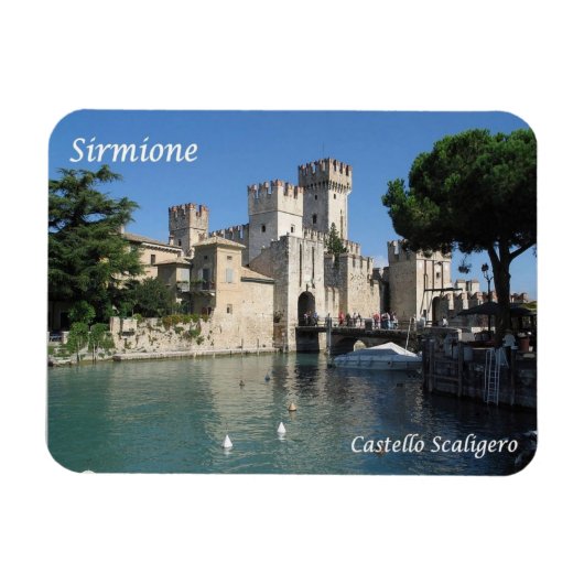 Italië - Gardenmeer - Sirmione - Castello Scaliger Magneet (Horizontaal)