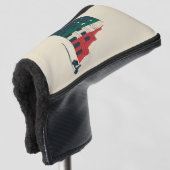 Italië-Geïnspireerde Colosseum Putter Headcover (3/4 voorkant)