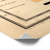  Italië Geologische kaart (1844) Poster (Hoek)