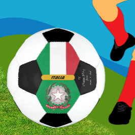 Italië Gepersonaliseerd, Vlag, Foto Voetbal