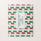 ITALIË | Gezegende natie | ITALIAANSE VLAG Legpuzzel (Verticaal)