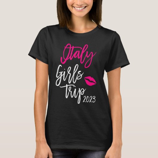 Italië Girls Trip 2023 Vacation Matching Group Wee T-shirt (Voorkant)