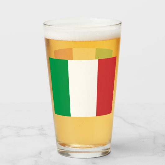 Italië Glas (Voorkant gevuld)