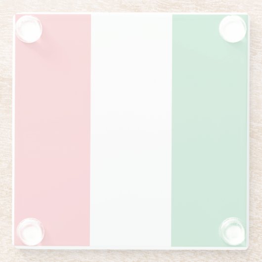 Italië Glazen Onderzetter (Achterkant)