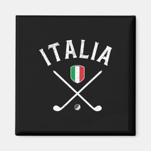 Italië Golf - Italiaanse Vlag Golf Tee  Magneet