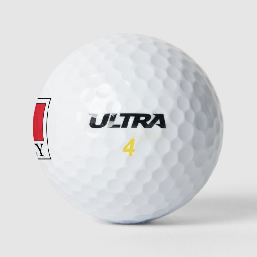 Italië Golfballen (Logo)
