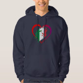 Italië hart hoodie (Voorkant)