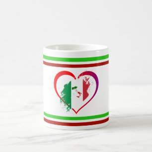 Italië hart koffiemok