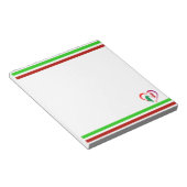 Italië hart notitieblok (Schuin)