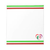 Italië hart notitieblok (Voorkant)