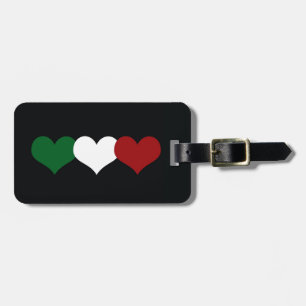 Italië Heart Bagagelabel