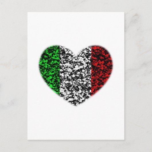 Italië Heart Briefkaart (Voorkant)