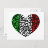Italië Heart Briefkaart (Voorkant / Achterkant)