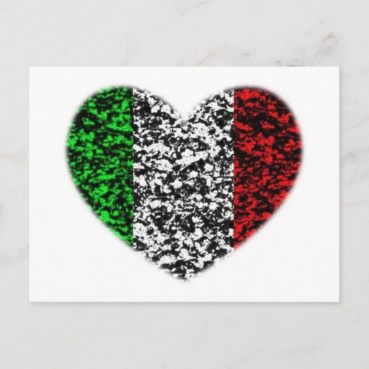 Italië Heart Briefkaart (Voorkant)
