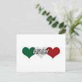 Italië Heart Briefkaart (Staand voorkant)