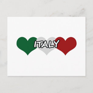 Italië Heart Briefkaart