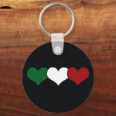 Italië Heart Sleutelhanger (Voorkant)