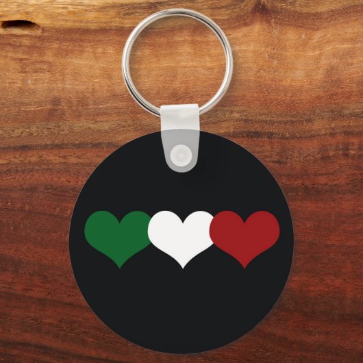 Italië Heart Sleutelhanger (Voorkant)