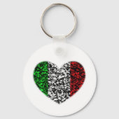 Italië Heart Sleutelhanger (Voorkant)