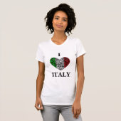 Italië Heart T-shirt (Voorkant volledig)