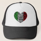 Italië Heart Trucker Pet (Voorkant)