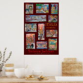 Italië herinnerd (ITALIA RICORDATA) Poster (Keuken)