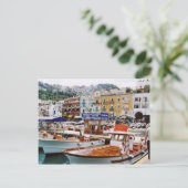 Italië,    het eindpunt van de Boot, Capri Briefkaart (Staand voorkant)