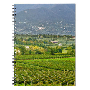 Italië, het Gardameer. De oevers van het Gardameer Notitieboek