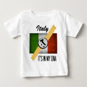 Italië Het is in mijn DNA-anker Italiaanse vlag Ro (Voorkant)