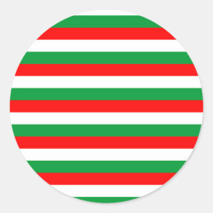 italië hongarije iran mexico Madagaskar - vlag Ronde Sticker