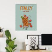 Italië houdt van pasta poster (Thuiskantoor)