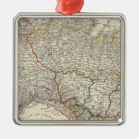Italië I Metalen Ornament (Voorkant)
