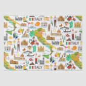 Italië Iconen Design Tissuepapier (Voorkant)